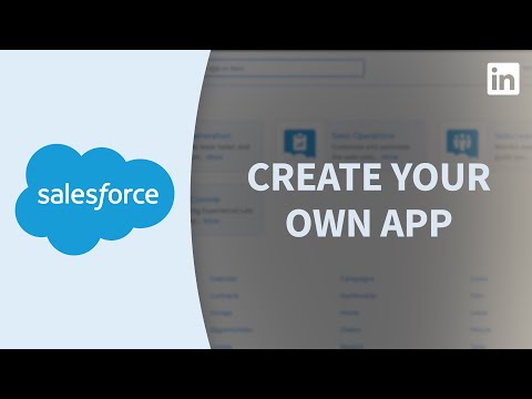 Salesforce Tutorial - Creating a new app