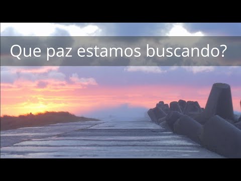 Que paz estamos buscando? - Momento Espírita