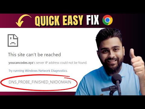 Easily Fix DNS_PROBE_FINISHED_NXDOMAIN Error in Chrome