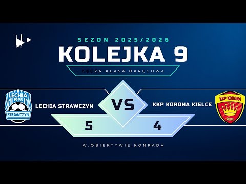 Lechia Strawczyn - KKP Korona Kielce | 5:4 | BRAMKI | KEEZA KLASA OKRĘGOWA | 2025/2026 | Kolejka 9
