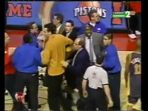 Pelea Detroit Pistons - Indiana Pacers Audio España