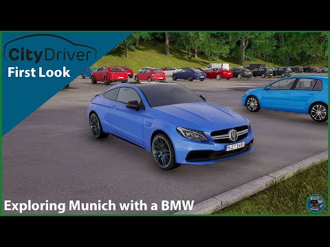 City Driver - First Look | Exploring Munich in a BMW? | speeding along the Motorway and refuel