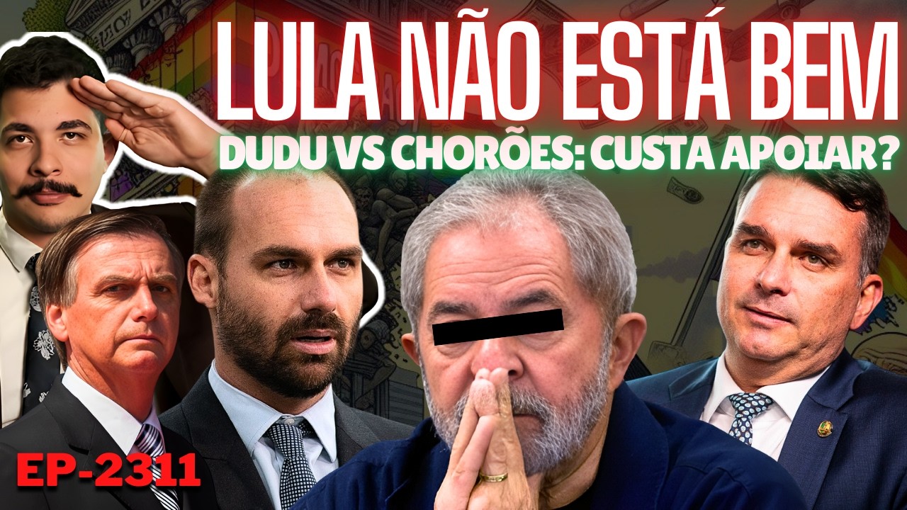 Lula NÃO Está BEM, Revela Consórcio + Eduardo vs Chorões: CUSTA APOIAR o Flávio? + Racha Olímpico.