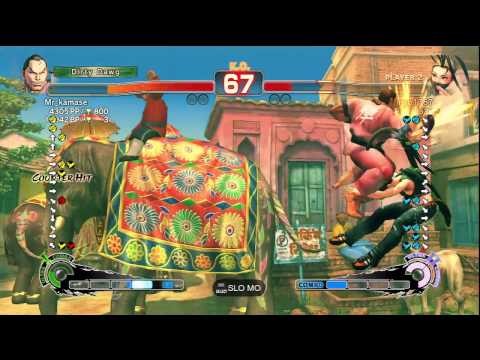 SSF4 AE: Mr_kamase (Dan) vs inyo1787 (Ibuki)