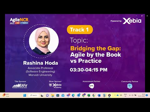 Bridging the Gap: Agile by the Book vs Practice by Rashina Hoda