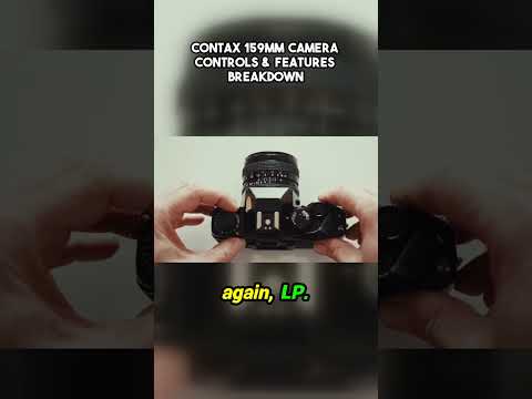 Unlock Your Photography Potential with the Contax 159 MM! #contax  #filmphotography  #zeisslens