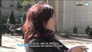 Salón del Libro de París 2014 - Entrevista a la cantante Lidia Borda