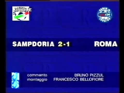 1998-99 (4a - 04-10-1998) Sampdoria-Roma 2-1 [DelVecchio,Palmieri,Iacopino] Servizio D.S.Rai2