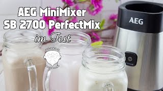 AEG MiniMixer SB 2700 PerfectMix | Smoothie Mixer | Shakes auf Knopfdruck