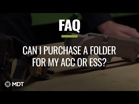 MDT FAQ - Can I purchase a folder for my ACC or ESS?