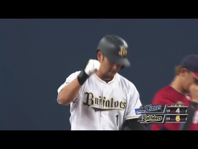 【4回裏】今度は技ありの一打!! バファローズ・中島の2打席連続タイムリー!! 2017/8/8 Bs-L