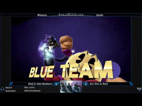 Nebulous Prime Sm4sh Doubles #69: Winners - Semis: Sinji & John Numbers vs. DA | Dire & Rafa