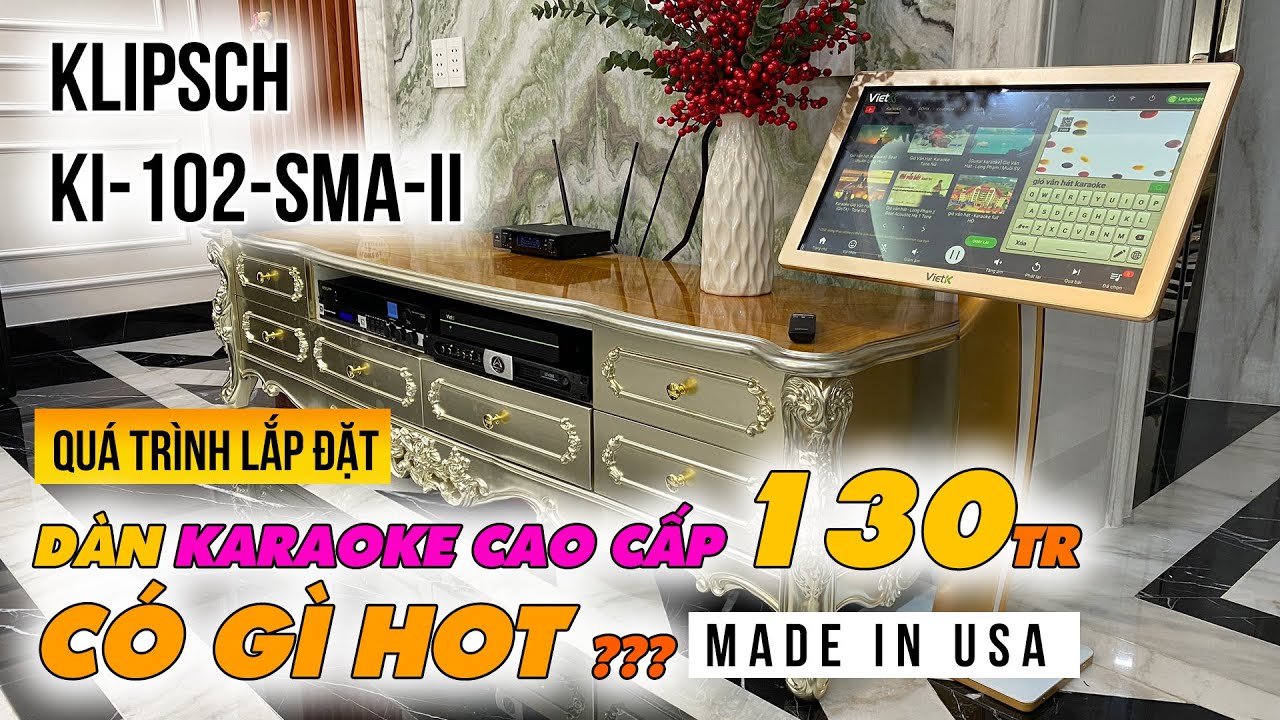 video Loa karaoke Klipsch KI-102-SMA-II chính hãng 0