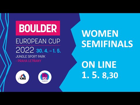 Boulder European Cup 2022 - women semifinals