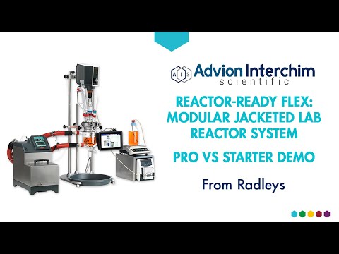 Radleys - Reactor-Ready Flex: Modular Jacketed Lab Reactor System | Pro vs Starter Demo