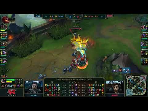 DW (Phantiks Corki) VS ONE (Brucer Orianna) Highlights - 2017 World Championship Play-In D1