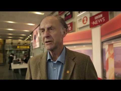 Sir Ranulph Fiennes interviewed about his Marathon des Sables challenge by Marie Curie