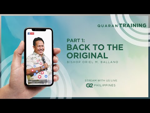 G12 QuaranTraining 1st Edition by Bishop Oriel M. Ballano