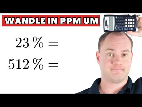 So einfach geht es: Prozent in ppm umwandeln