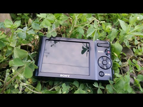 Sony cyber - shot DSC-W800 720p HD video camera beth 5× optical zoom unboxing and testing