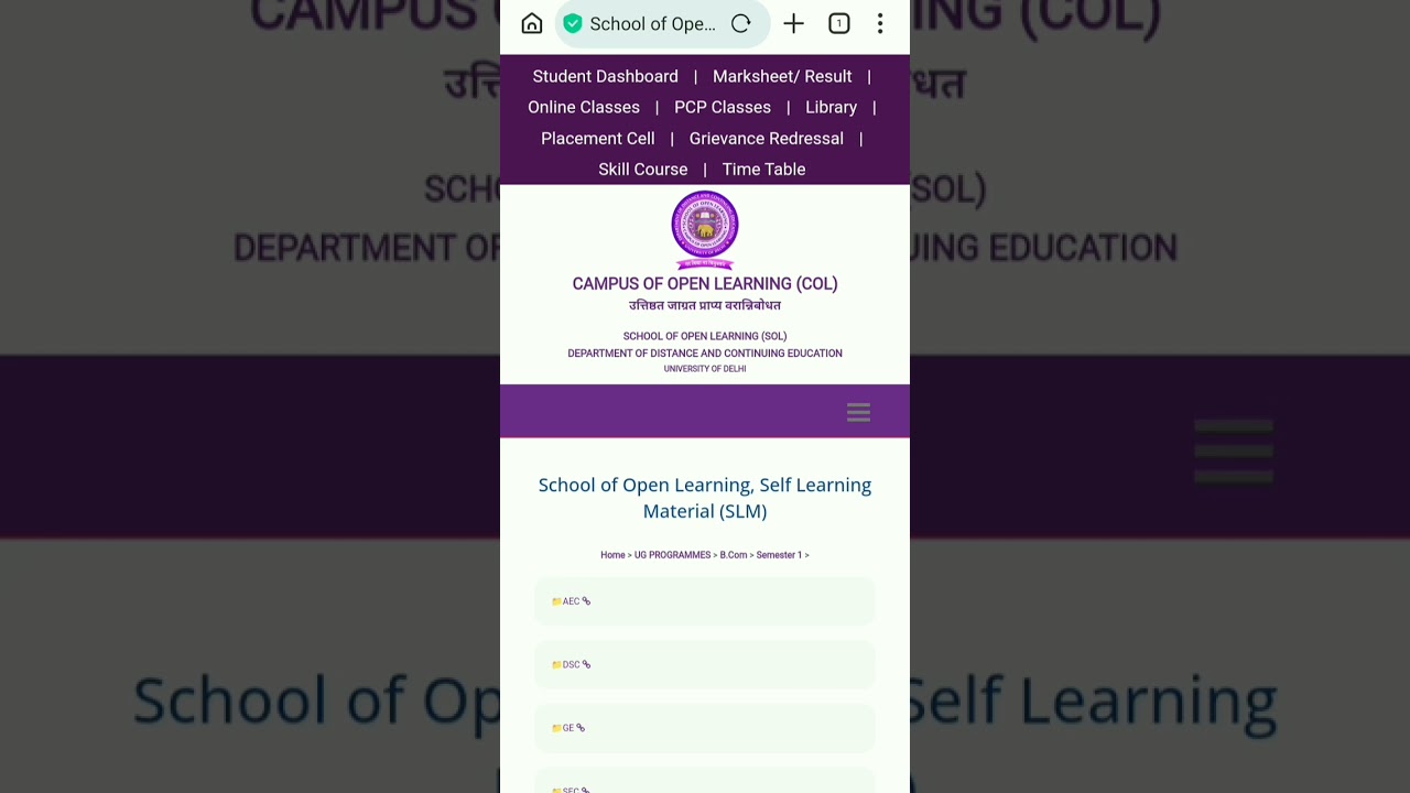 How To Download SOL Study Material Online I DU SOL Study Material Kese Download Kre ? Full Process