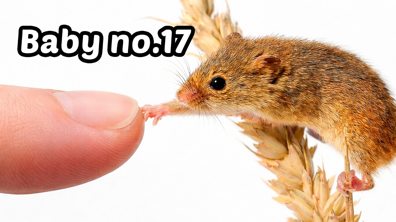 Raising a Tiny Mouse Family in 80 Days