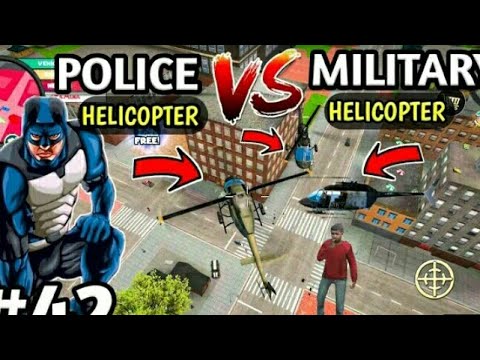 Rope hero : vice town gameplay || (Find army secret helicopter) #gaming #entertain #SandeepGamerG
