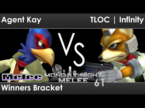 MNM 61 Melee - Agent Kay (Falco) vs TLOC | Infinity (Fox) - Winners Bracket