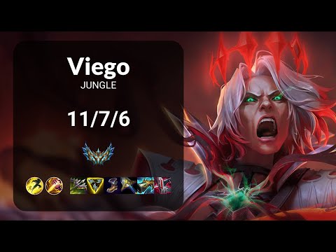 Viego vs Lee Sin JUNGLE - KR CHALLENGER Patch 14.24