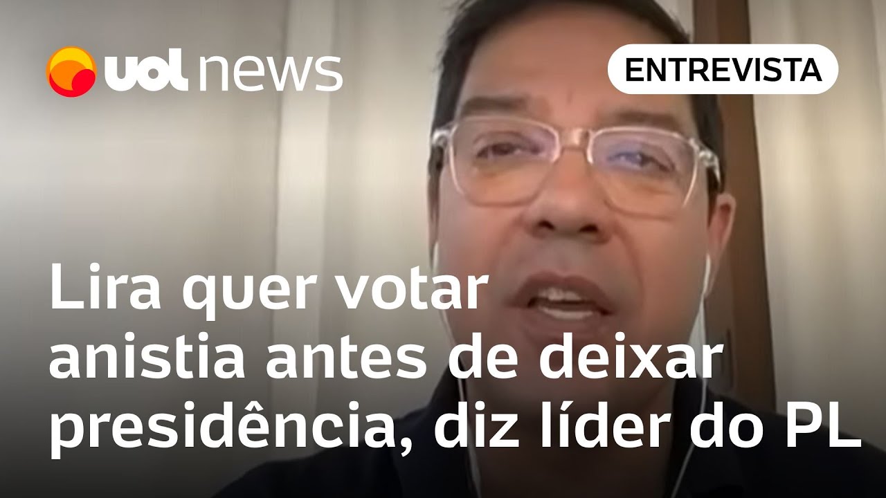 Lira quer votar projeto de anistia antes de deixar presidência, diz líder do PL