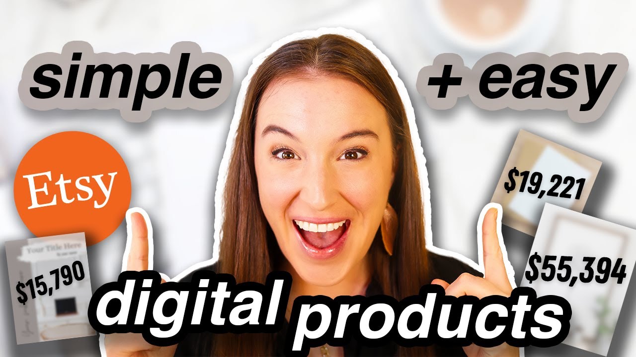 3 BASIC + EASY Etsy Digital Products that will ACTUALLY SELL 💰