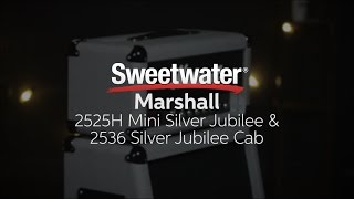 Video thumbnail for Marshall 2525H Mini Silver Jubilee Amp Head and 2536 Silver Jubilee Cab Demo by Sweetwater