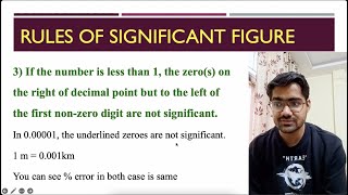 significant figures (Chapter 1 Units and Measurements Class 11)