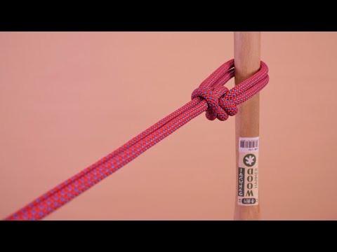 Tre vanliga knutövningar, starka och fasta knutar