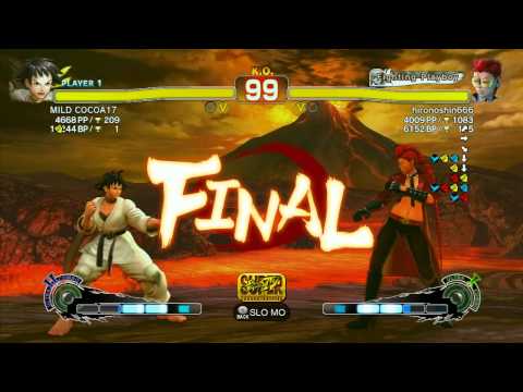 Chiba (Makoto) vs hironoshin666 (Viper) - SSF4 Arcade Edition Xbox Live Ranked Match
