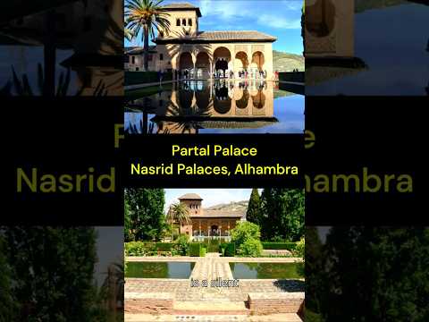Granada’s Partal Palace in Perfect Reflection #andalucía #alhambra #granada  #travel