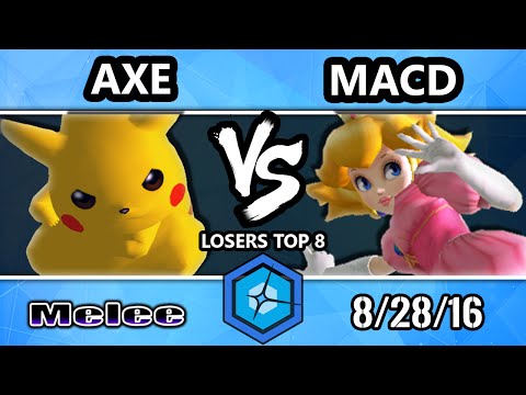 Shine 2016 SSBM - Tempo Axe (Pikachu) Vs. SPY | MacD (Peach) Smash Melee Losers Top 8