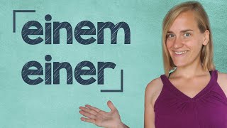 German Lesson (50) - The Dative Case - Part 2: The Indirect Object - Indefinite Articles - A1/A2