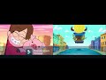 Gravity Falls And Breadwinners Theme Song Mix