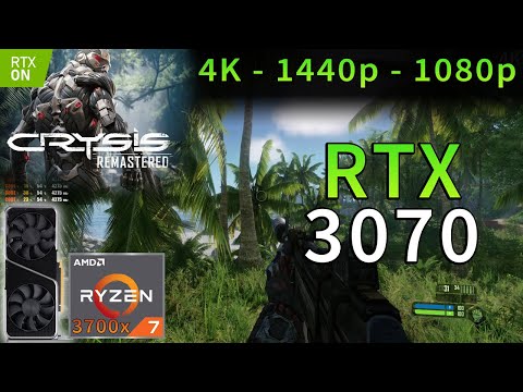 Crysis Remastered | RTX 3070 | 3700x | 4K - 1440p - 1080p | RAY TRACING | Can it run Crysis Settings
