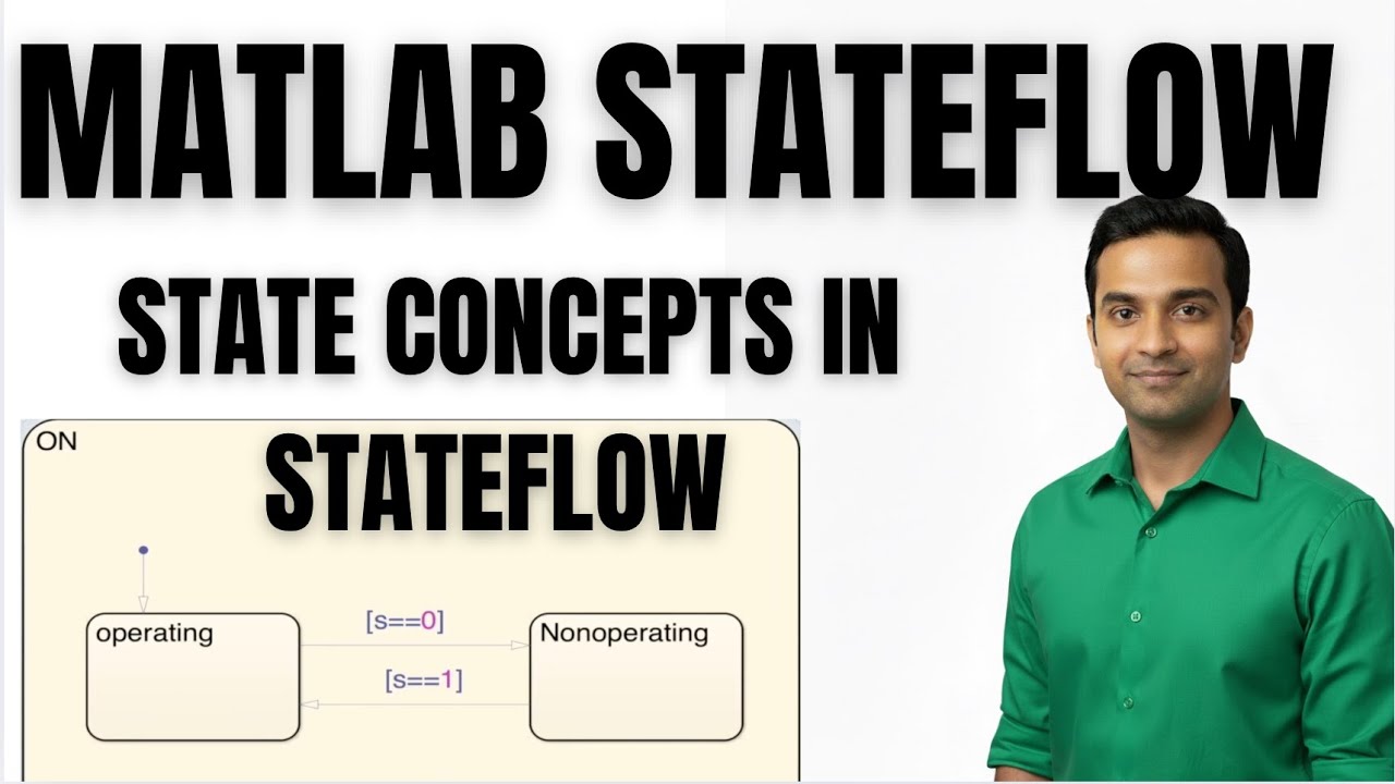 MATLAB TUTORIAL| STATEFLOW TUTORIAL | STATE CONCEPTS IN STATEFLOW