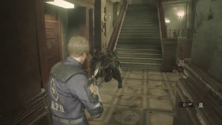 バイオハザードリメイク2ショットガン999発でタイラントと遊ぶ
