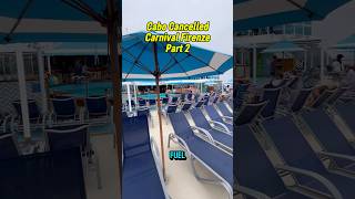 Cabo Still Canceled… Now We’re Just Floating at the Back of the Ship 😅 #cruise #travel #shorts