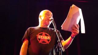 Attila the Stockbroker -The Poetry-Folk Fusion Festival-Paradiso Amsterdam-12.02.2013- Pt 2.