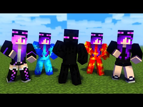 MONSTER SCHOOL : ENDERMAN FAMILY DANCE JOANA MEME - MINECRAFT ANIMATION