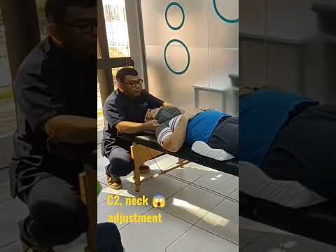 C2 surgery l Car accident l neck adjustment 😱💪🙏