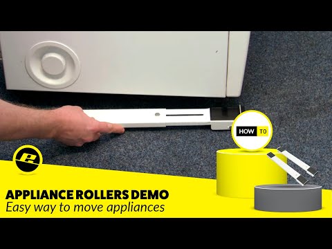 Part of a video titled How To use Appliance Rollers - YouTube