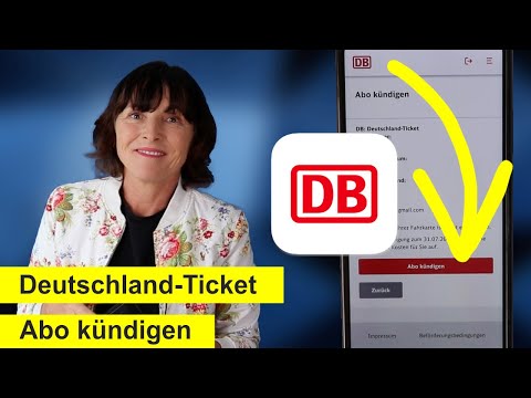 Deutschland-Ticket Abo kündigen. Im Aboportal der DB anmelden und das Abo beenden.
