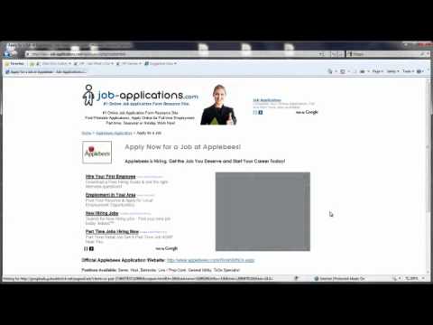 Applebees Job Application
