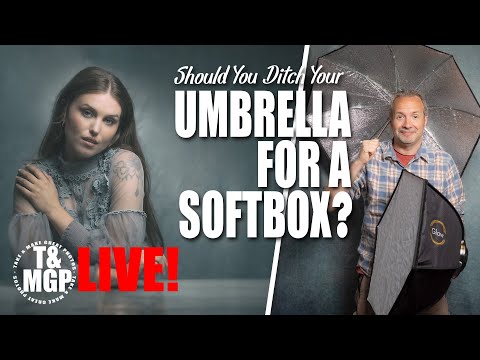Should You Ditch Your Umbrella For A Softbox… | LIVE with Gavin Hoey
